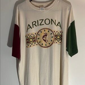 Arizona Graphic Short Sleeve Tee - Cream, Green, Red